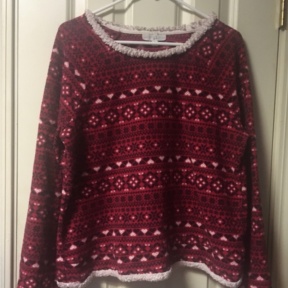 Ande 
Women’s
 Sweater
 Size Large 
With Sherpa 
Excellent Condition